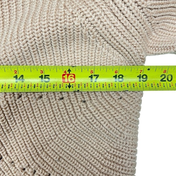 Aritzia Wilfred Darcey Cardigan Merino Wool Oversized Light Pink - Picture 9 of 13